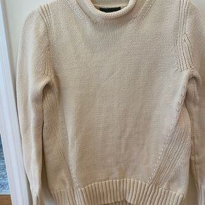 Jcrew roll neck sweater in cotton